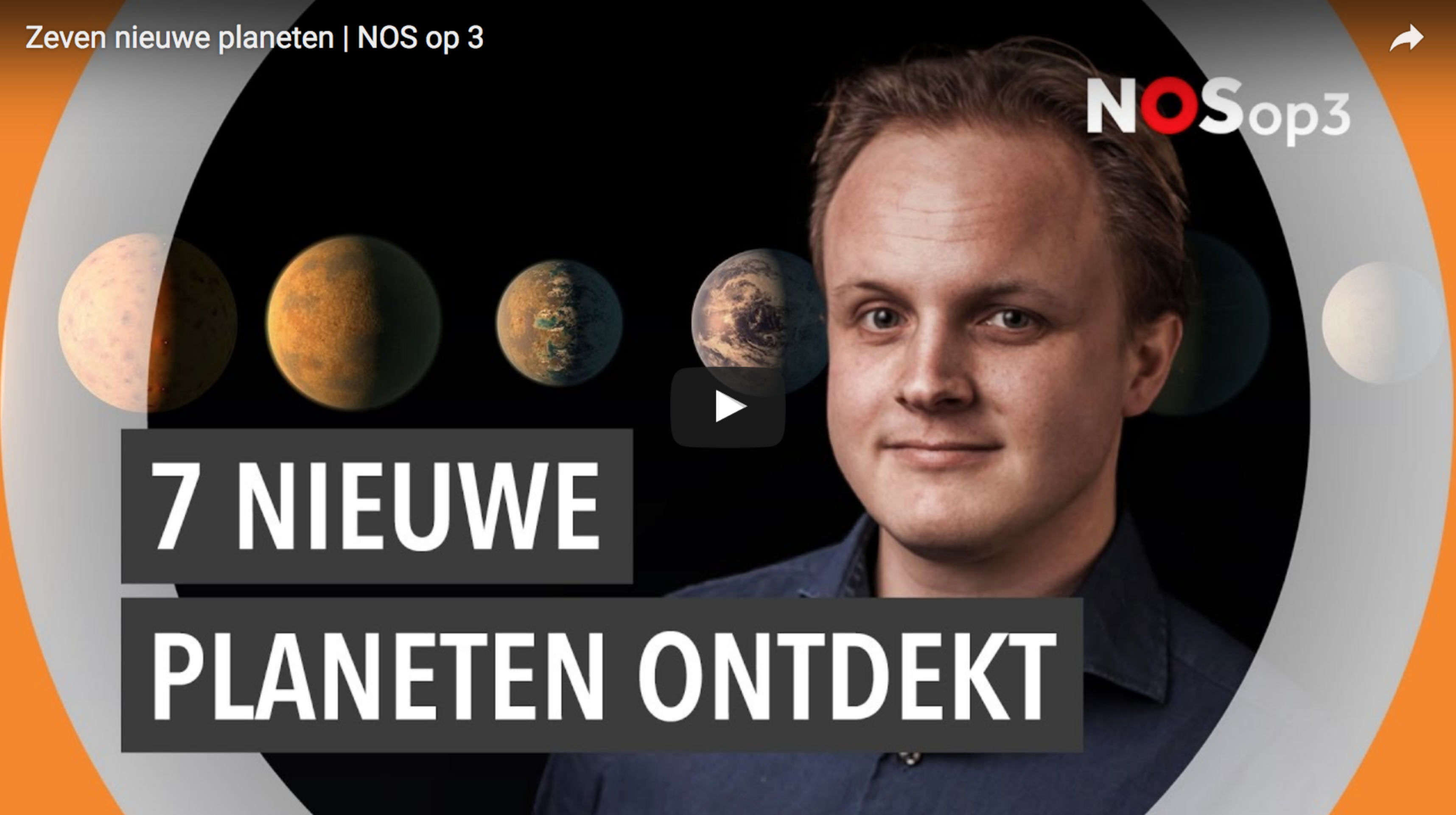 Q&A met Lucas Ellerbroek over 7 nieuwe planeten | NOS op 3